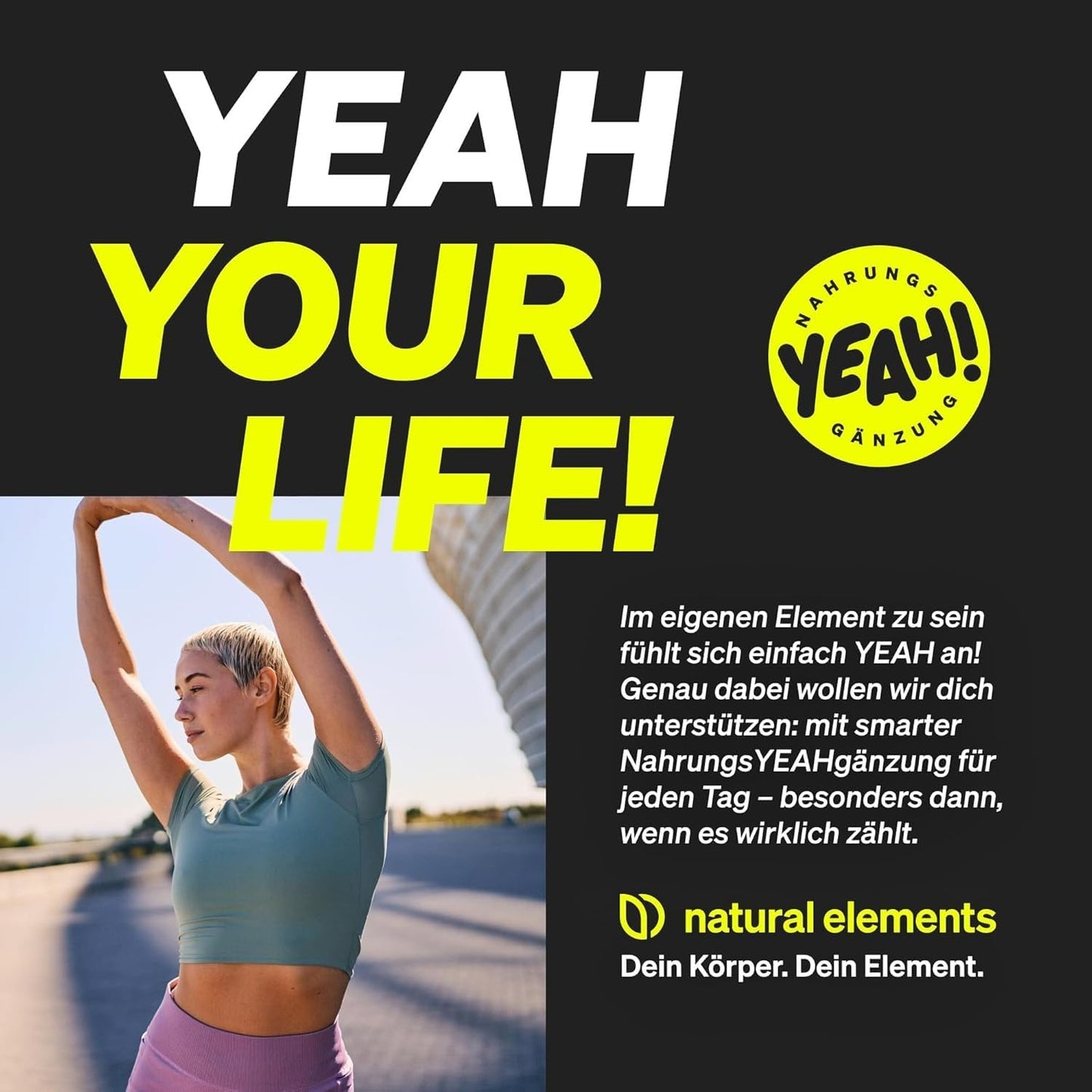 natural elements Magnesium - 365 Kapseln (Jahresvorrat) - 667mg, davon 400mg elementares Magnesium pro Kapsel - Laborgeprüft, hochdosiert, vegan