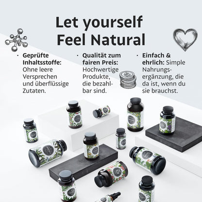Magnesium hochdosiert Kapseln - 350 g Stück (Jahresvorrat) - 664mg je Kapsel, davon 400mg elementares Magnesium - höherer Gehalt als andere Magnesiumformen - Laborgeprüft & Vegan